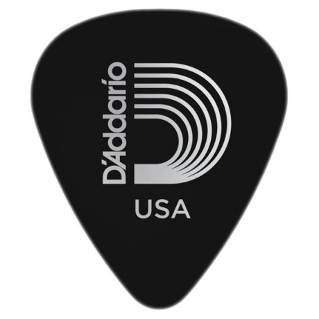 D'Addario Celluloid Black Medium Pena<br>Fotoğraf: 1/1