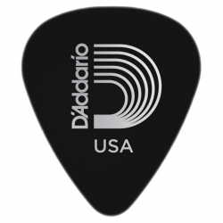 D'Addario Celluloid Black Medium Pena