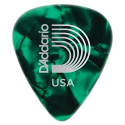 D'Addario Celluloid Green Pearl Medium Pena