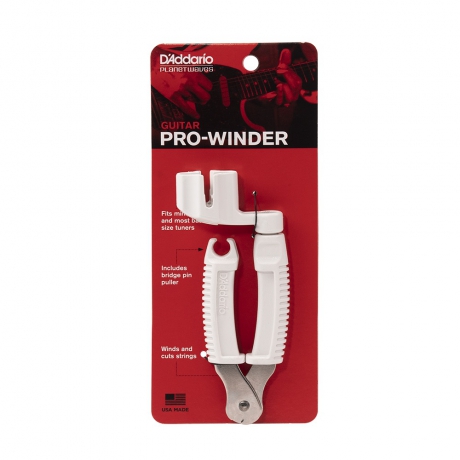D'addario DP0002W The Original Pro Winder (Beyaz)<br>Fotoğraf: 1/6