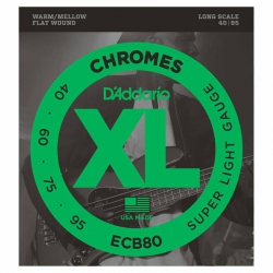 D'Addario ECB80 Chromes Bas Gitar Teli (40-95)