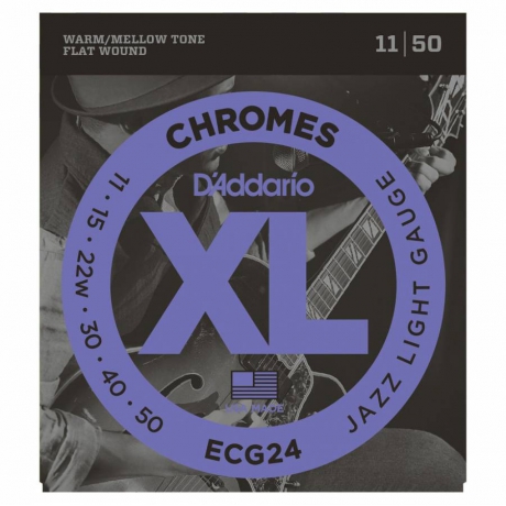 D'Addario ECG24 Chromes Elektro Gitar Teli (11-50)<br>Fotoğraf: 1/3