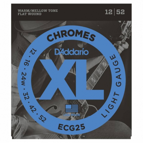 D'Addario ECG25 Chromes Elektro Gitar Teli (12-52)<br>Fotoğraf: 1/3