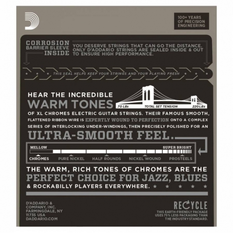 D'Addario ECG26 Chromes Elektro Gitar Teli (013-056)<br>Fotoğraf: 3/3