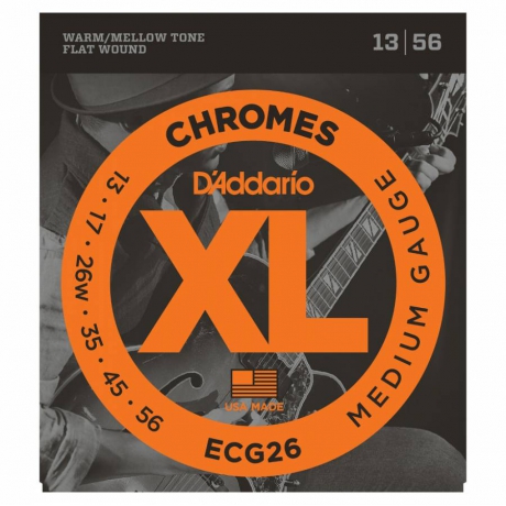 D'Addario ECG26 Chromes Elektro Gitar Teli (013-056)<br>Fotoğraf: 1/3