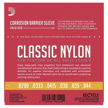 D'Addario EJ27N 4/4 Normal Tension Klasik Gitar Teli<br>Fotoğraf: 3/3