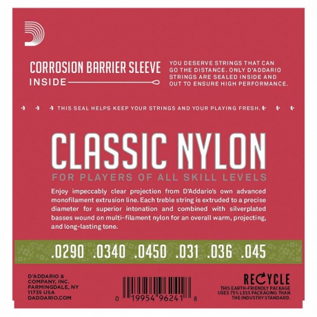 D'Addario EJ27N Normal Tension Klasik Gitar Teli ( 1/2 Boyut )<br>Fotoğraf: 3/3