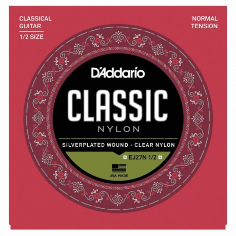 D'Addario EJ27N Normal Tension Klasik Gitar Teli ( 1/2 Boyut )<br>Fotoğraf: 1/3