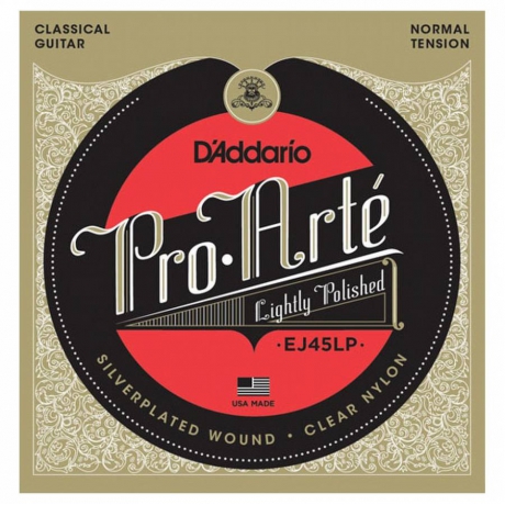 D'Addario EJ45LP Pro-Arte Polished Normal Tension Klasik Gitar Teli<br>Fotoğraf: 1/3
