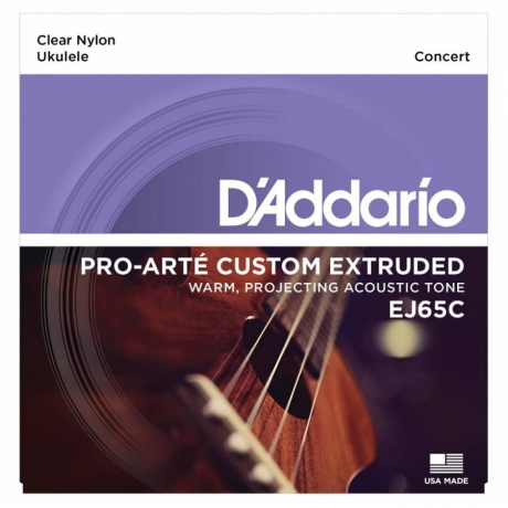 D'Addario EJ65C Pro-Arte Concert Ukulele Teli<br>Fotoğraf: 1/3