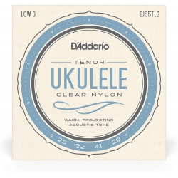 D'addario EJ65TLG Tenor Low G Set Ukulele Teli