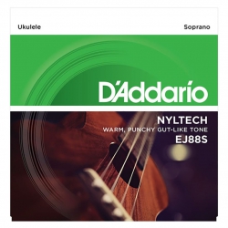 D'Addario EJ88S Nyltech Soprano Ukulele Teli