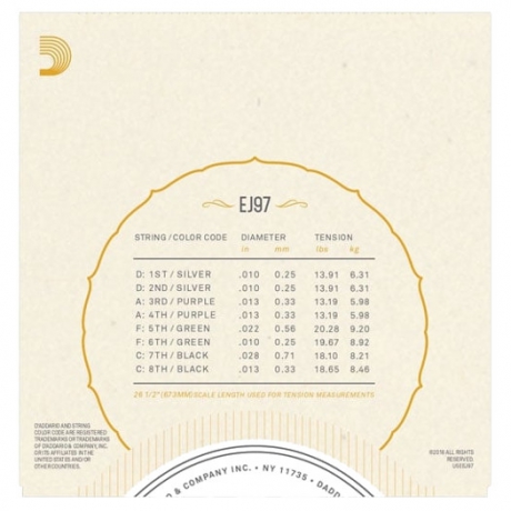 D'Addario EJ97 Buzuki Teli<br>Fotoğraf: 2/3