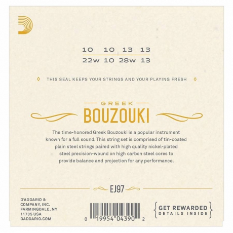 D'Addario EJ97 Buzuki Teli<br>Fotoğraf: 3/3