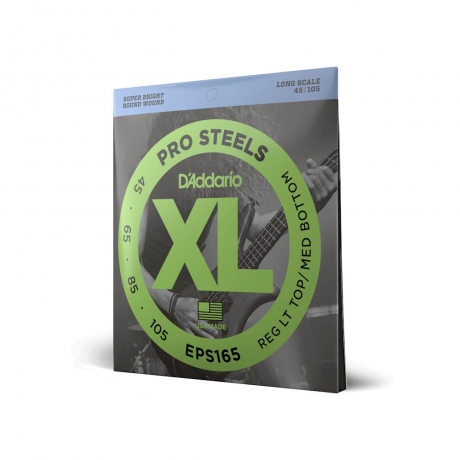 Daddario EPS165 Regular Light Top/Medium Bottom Long Scale Bas Gitar Teli (45 - 105)<br>Fotoğraf: 1/3