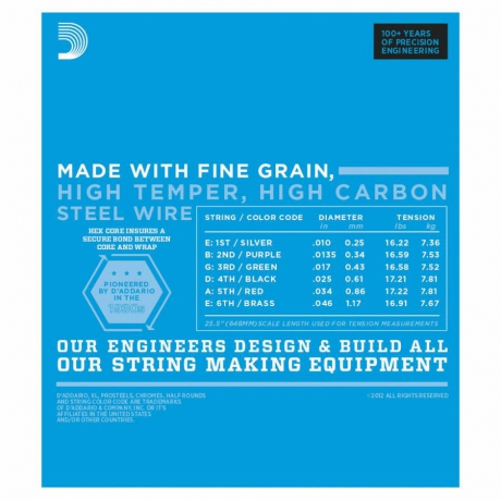 D'Addario EXL110 Elektro Gitar Teli (10-46)<br>Fotoğraf: 2/3