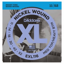 D'Addario EXL116 Elektro Gitar Teli (11-52)
