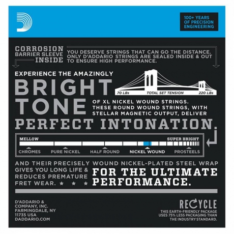 D'Addario EXL120 Super Light Elektro Gitar Teli (9-42)<br>Fotoğraf: 3/3