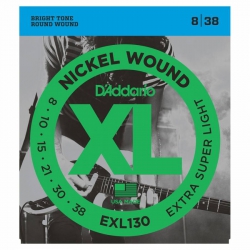 D'Addario EXL130 Elektro Gitar Teli (8-38)