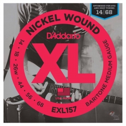 D'Addario EXL157 Baritone Elektro Gitar Teli (14-68)