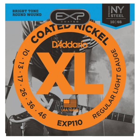 D'Addario EXP110 Elektro Gitar Teli (10-46)<br>Fotoğraf: 1/2