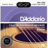 D'Addario EXP26 EXP Coated Phosphor Bronz Custom Akustik Gitar Teli (11-52)<br>Fotoğraf: 1/3