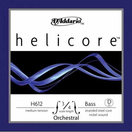 D'Addario H612 3/4M Helicore D Kontrabas Teli (Re)<br>Fotoğraf: 1/1