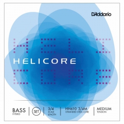 D'Addario HP610 3/4M Helicore Hybrid Kontrabas Teli