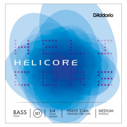 D'Addario HS610 3/4M Helicore Solo Kontrabas Teli