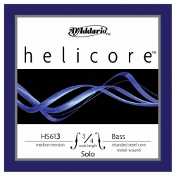 D'Addario HS613 3/4M Helicore Solo B Kontrbas Teli (Si)
