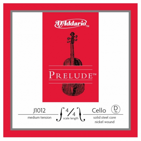 D'Addario J1012 4/4M Prelude D Çello Teli (Re)<br>Fotoğraf: 1/1