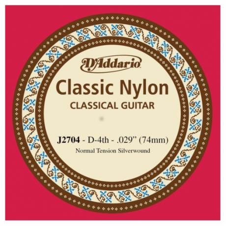 D'Addario J2704 Normal Tension Tek Klasik Gitar Teli (D)<br>Fotoğraf: 1/1