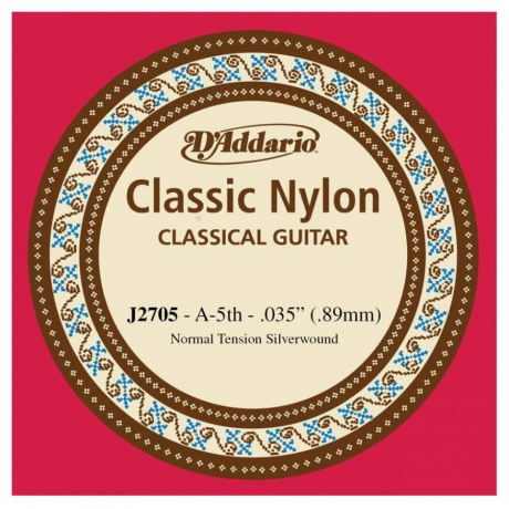 D'Addario J2705 Normal Tension Tek Klasik Gitar Teli (A)<br>Fotoğraf: 1/1
