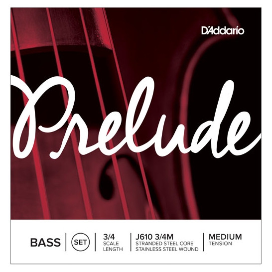 D'Addario J610 3/4M Prelude Kontrbas Teli, Fotoğraf: 1/1
