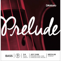 D'Addario J611 3/4M Prelude G Kontrbas Teli (Sol)