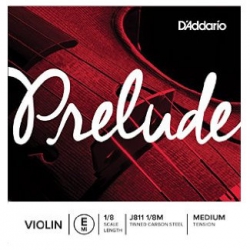 D'Addario J811 1/8M Prelude E Keman Teli (Mi)