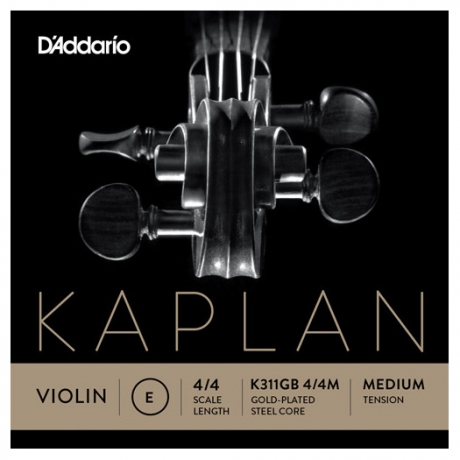 D'Addario K311GB 4/4M Kaplan Gold E Keman Teli (Mi)<br>Fotoğraf: 1/1