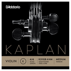 D'Addario K311GB 4/4M Kaplan Gold E Keman Teli (Mi)