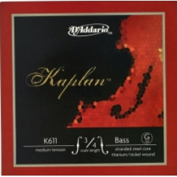 Daddario K611 3/4M Kaplan Bas G Kontrbas Teli (Sol)