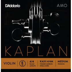 D'Addario KA311 4/4M Kaplan Amo Keman Teli (E)