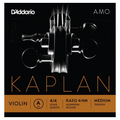 D'Addario KA312 4/4M Kaplan Amo Keman Teli (A)<br>Fotoğraf: 1/1