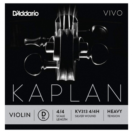 D'Addario Kaplan Vivo 4/4 D Keman Teli (Re)<br>Fotoğraf: 1/1
