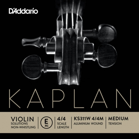 D'Addario KS311W 4/4M Kaplan Non Whistling Keman Tek Tel (E)<br>Fotoğraf: 1/1
