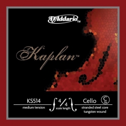 D'Addario KS511 4/4M Kaplan Çello Tek Tel (C)
