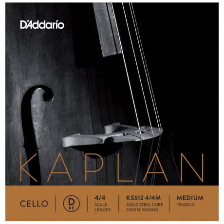D'Addario KS512 4/4M Kaplan Çello Tek Tel (D)<br>Fotoğraf: 1/1
