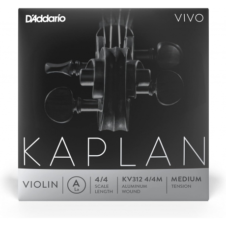 D'Addario KV312 Kaplan Vivo 4/4 A Keman Teli (La)<br>Fotoğraf: 1/1