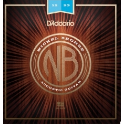 D'Addario NB1253 Nikel Bronz Akustik Gitar Teli (12-53)