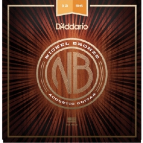 D'Addario NB1256 Nikel Bronz Akustik Gitar Teli (12-56)<br>Fotoğraf: 1/1