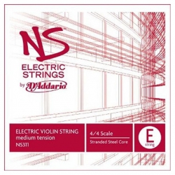 D'Addario NS311 4/4M NS Tek Elektro Keman Teli (E)