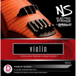 D'addario NS313 Set Elektro 4/4  Keman Teli (Medium Tension)